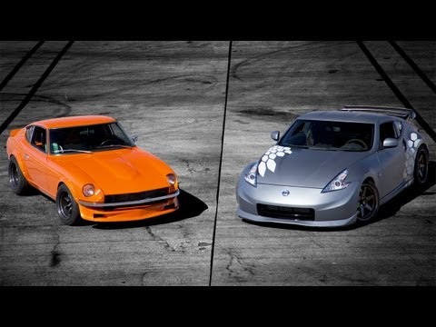 Youtube: Nissan Project 370Z vs 1970 Datsun 240Z with RB26 Track Battle! - The Downshift Episode 54
