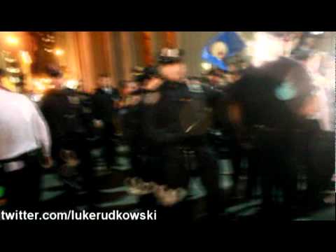 Youtube: Luke Rudkowski Attacked by Police, Baton to the Gut at Occupy Wall Street Arrests