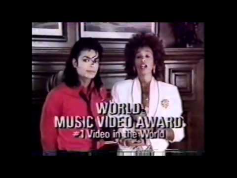 Youtube: Whitney Houston presents award to Michael Jackson in 1989