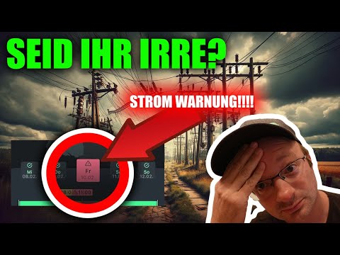 Youtube: Stromnetz ROTE Warnung - Wie krass war es? Der Grund dahinter ist komplett gestört!