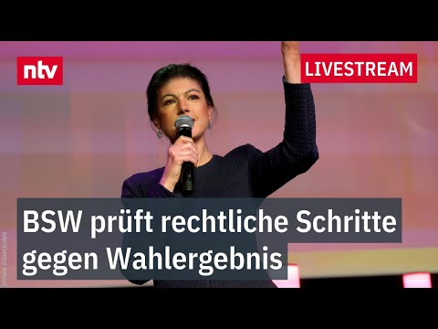 Youtube: LIVE: Pressekonferenz des BSW mit Spitzenkandidatin Sahra Wagenknecht