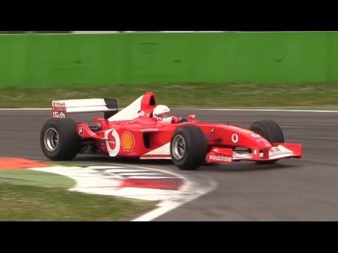 Youtube: Ferrari F1 V10 Pure Sound at Monza Circuit - Ferrari F2001, F2002 & F2005