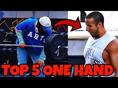 Youtube: Top 5 one HAND Lifting ! Anatoly gym prank