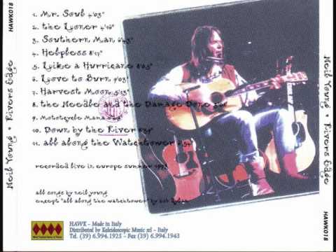 Youtube: NEIL YOUNG : LIVE 1993 : DOWN BY THE RIVER .