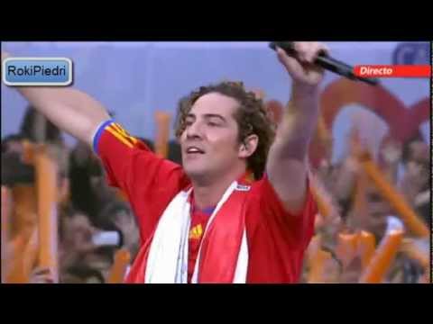 Youtube: David Bisbal - No hay 2 sin 3 (En Directo) "Canción de la Eurocopa 2012" HD