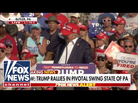 Youtube: Shots fired at Trump rally