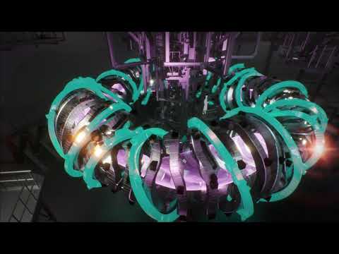 Youtube: Fusionsanlage Wendelstein 7-X – animiert aus Konstruktionsdaten