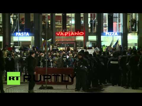 Youtube: Germany: LEGIDA and counter-demo face off in Leipzig