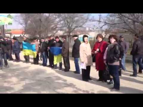 Youtube: Pro-Ukrainian rally in Simferopol