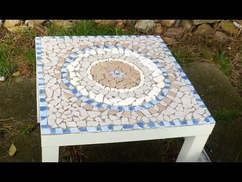 Youtube: DIY-Mosaiktisch aus Fliesenresten| Mandala...oOffenBar