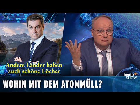 Youtube: Atommüll-Endlager: Kein Bundesland will den radioaktiven Abfall | heute-show vom 02.10.2020