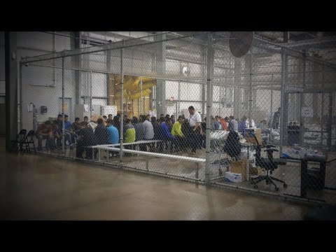 Youtube: Separated undocumented families held in cages at Texas facility