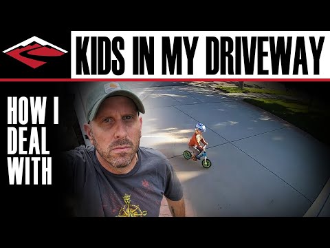 Youtube: How I Deal With Kids Playing in My Driveway | The Saga of My Driveway Racetrack