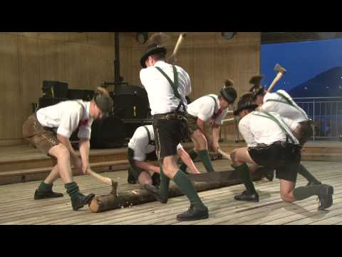 Youtube: Die lustigen Holzhackerbuam  - aus Strobl 2014