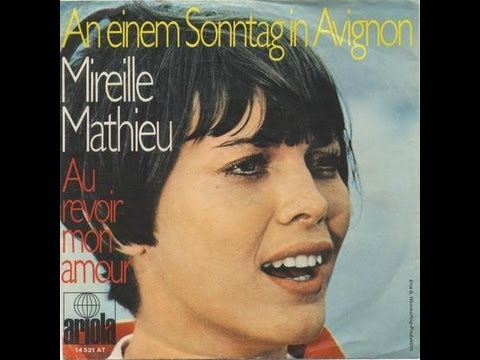 Youtube: Mireille Mathieu An einem Sonntag in Avignon (1970)