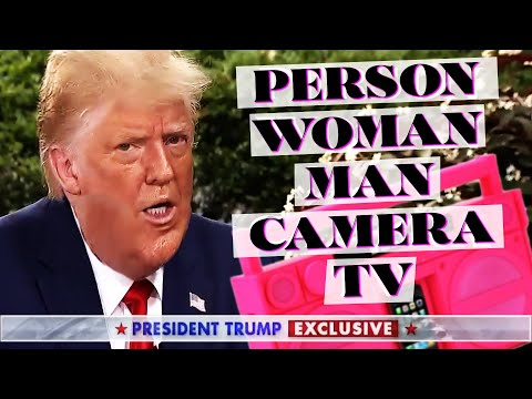 Youtube: Trump vs. Test - Person. Woman. Man. Camera. TV. Songified.