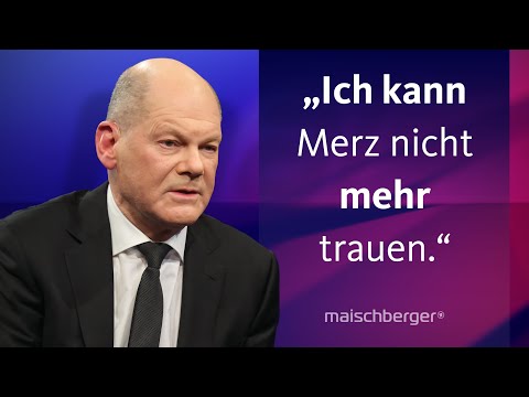 Youtube: „Wir alle haben verloren, denn das ist ein Tabubruch“: Bundeskanzler Olaf Scholz | maischberger