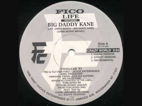 Youtube: Life feat. Big Daddy Kane - Crazy World (rare indie rap)
