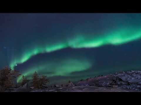 Youtube: Tähdet ja revontulet loistavat kilpaa Syötteen kansallispuiston yllä - Syöte timelapse
