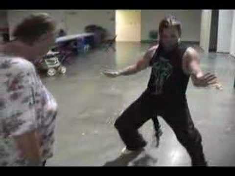 Youtube: Jeff Hardy dancing backstage with grandma