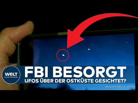 Youtube: USA: FBI besorgt - UFOs über der Ostküste?  Flugobjekte schockieren Anwohner