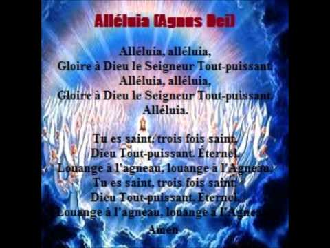 Youtube: Alléluia (Agnus Dei) en Français - Agnus Dei Michael W. Smith in French