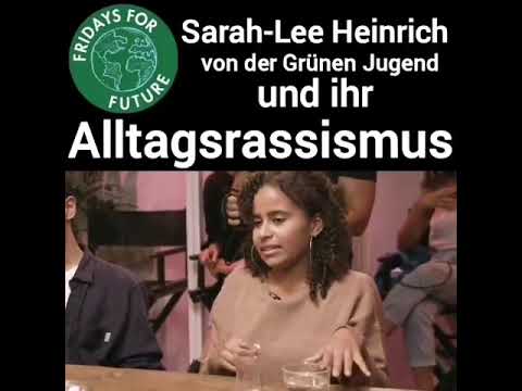 Youtube: Sarah-Lee Heinrich (Grüne Jugend) und ihr Rassismus - FridaysForFuture zu weiß
