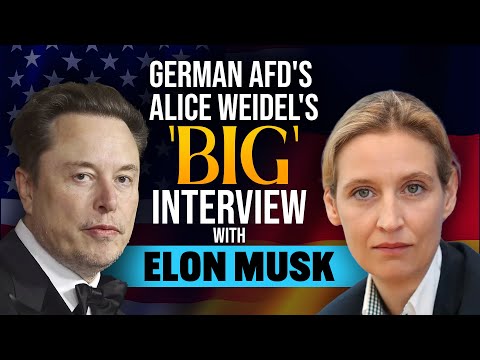 Youtube: Musk Interview LIVE: Elon Musk-Alice Weidel Interview on X | Germany Election News | European Union