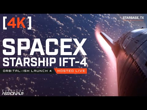 Youtube: [4K] Watch SpaceX Starship FLIGHT 4 launch and reenter LIVE!