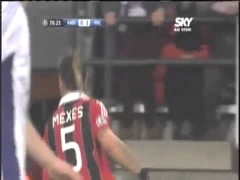 Youtube: Mexes incredible goal with Ac milan against Anderlecht 3 - 1 |21.11.12