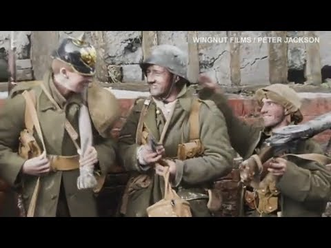 Youtube: PETER JACKSON: Neuer Film zeigt den Ersten Weltkrieg in Farbe