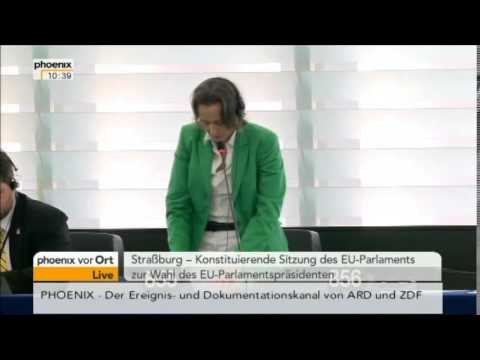 Youtube: Hasspredigerin der AfD: Beatrix von Storch im Europa-Parlament