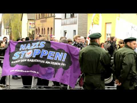 Youtube: Gegendemo zum Bundesparteitag der NPD in Weinheim-Sulzbach