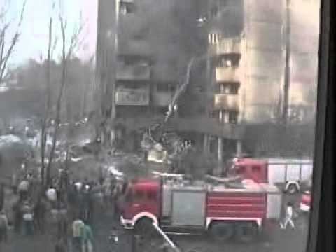 Youtube: Military C-130 Hercules plane crashed into tower block in Iran NO COLLAPSE !