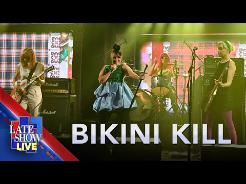 Youtube: "Rebel Girl" - Bikini Kill (LIVE on The Late Show)