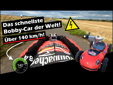 Youtube: Über 140 km/h auf einem Bobby-Car! | Teil 4 | Bobby-Car Weltrekord 2023