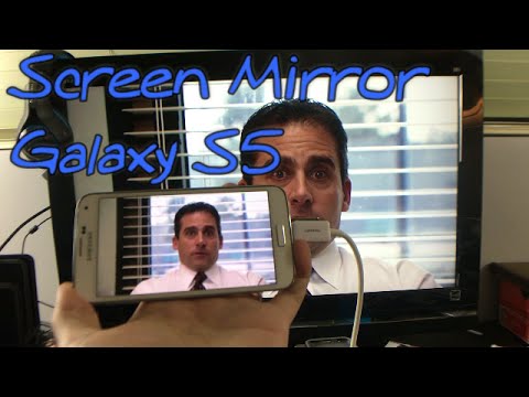 Youtube: Screen Mirror Samsung Galaxy S5 TV with MHL Adapter for Games, Movies, Videos, Photos