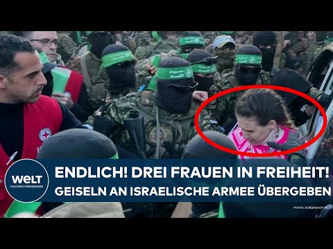 Youtube: GAZA-DEAL: Endlich! Drei Frauen sind in Freiheit – Geiseln an israelische Armee übergeben