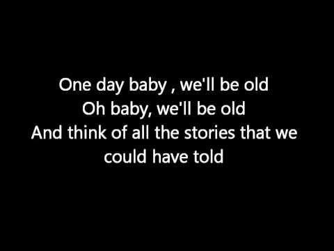 Youtube: One Day Lyrics Asaf Avidan