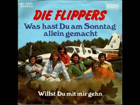 Youtube: Die Flippers ,,Was hast du am Sonntag allein Gemacht 1973
