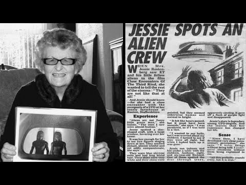 Youtube: Jessie Roestenberg on witnessing a hovering UFO with 2 occupants, Staffordshire, October 21st, 1954