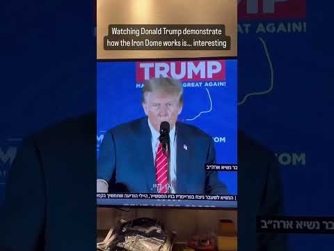 Youtube: Donald Trump describes how Israel's Iron Dome works