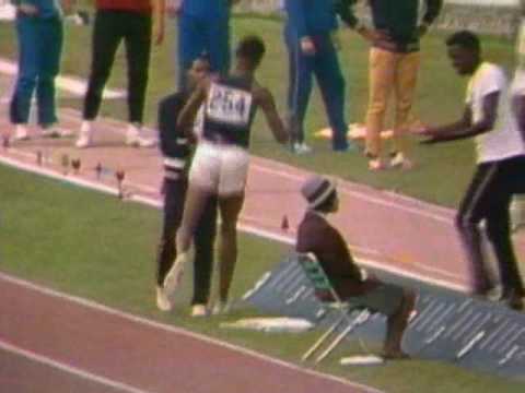 Youtube: Bob Beamon's World Record Long Jump - 1968 Olympics