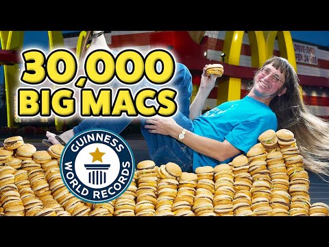 Youtube: I've eaten 30,000 McDonald's Big Macs! - Guinness World Records