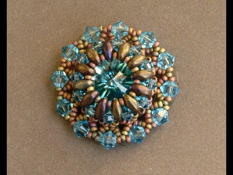 Youtube: Sidonia's handmade jewelry - Superduo Lotus flower pendant