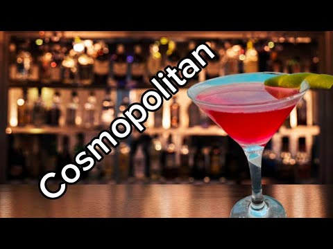 Youtube: How to make cosmopolital cocktail recipe