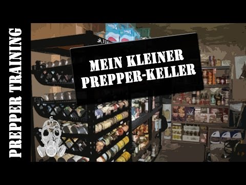 Youtube: Mein kleiner Prepper Keller | Vorratsaufbewahrung | German HD 1080p