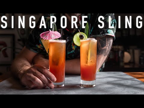Youtube: Singapore Sling - 2 recipes!