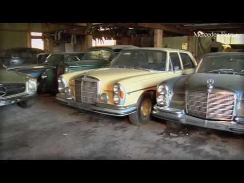 Youtube: Der  Scheunenfund: 20 klassische Mercedes-Benz im Bergischen Land aufgetaucht