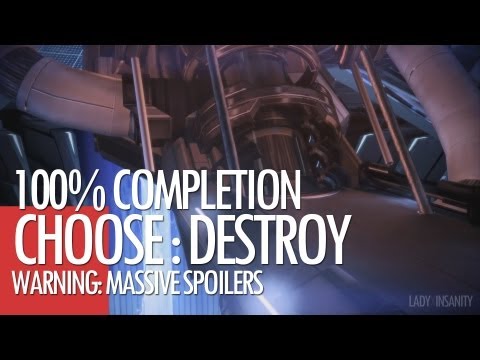 Youtube: [MASS EFFECT 3] 100% Complete Ending - Destroy *SPOILERS*